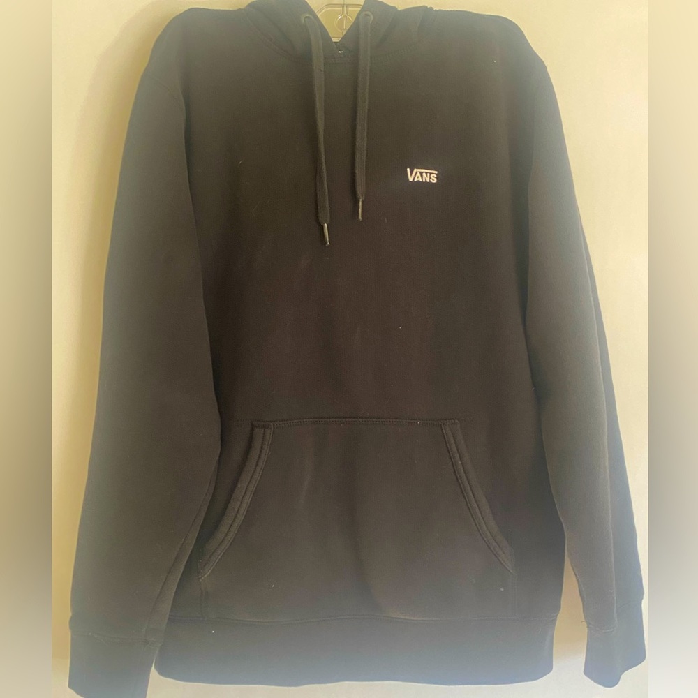 Vans Off The Wall Black Pullover Hoodie Women’s Size Small